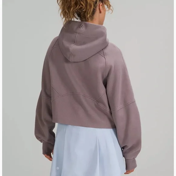 🍋LULULEMON SCUBA OVERSIZED FULL ZIP HOODIE/JACKET-XS/S, M/L, XL/XXL-LUNAR ROCK - Picture 2 of 12